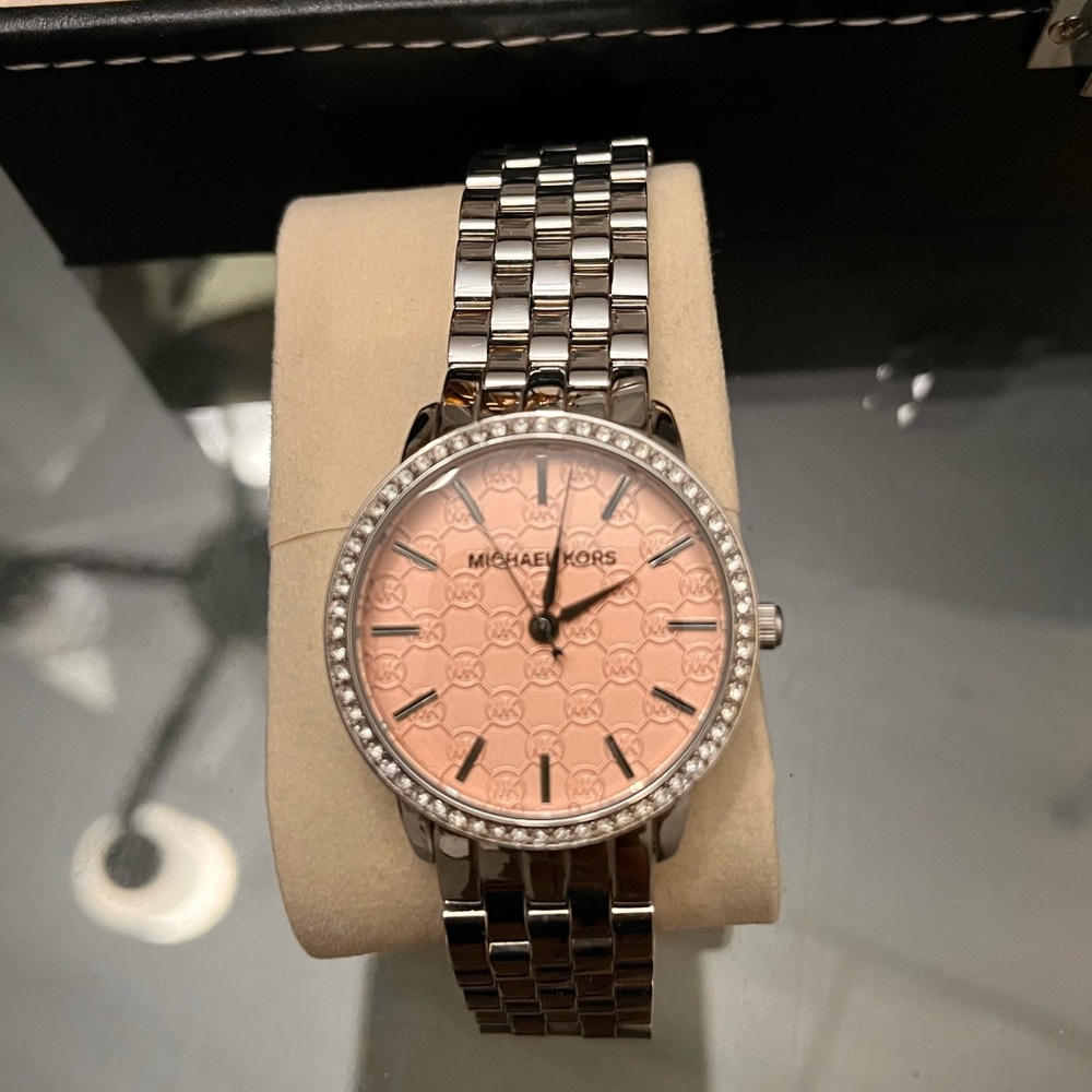 Michael kors MK womens watch light pink